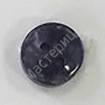 Пуговица круглая на 4 прокола, 9мм, фиолетовая