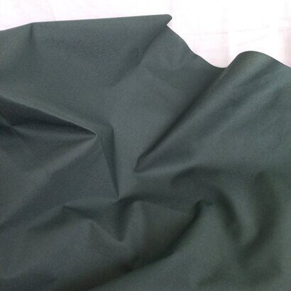 Ткань курточная Оксфорд (OXFORD), темный зеленый цвет, ширина  145 см.