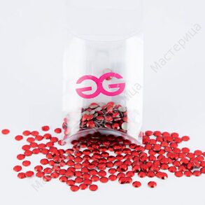 Термостразы "Rhinestuds Red", металл, 4мм